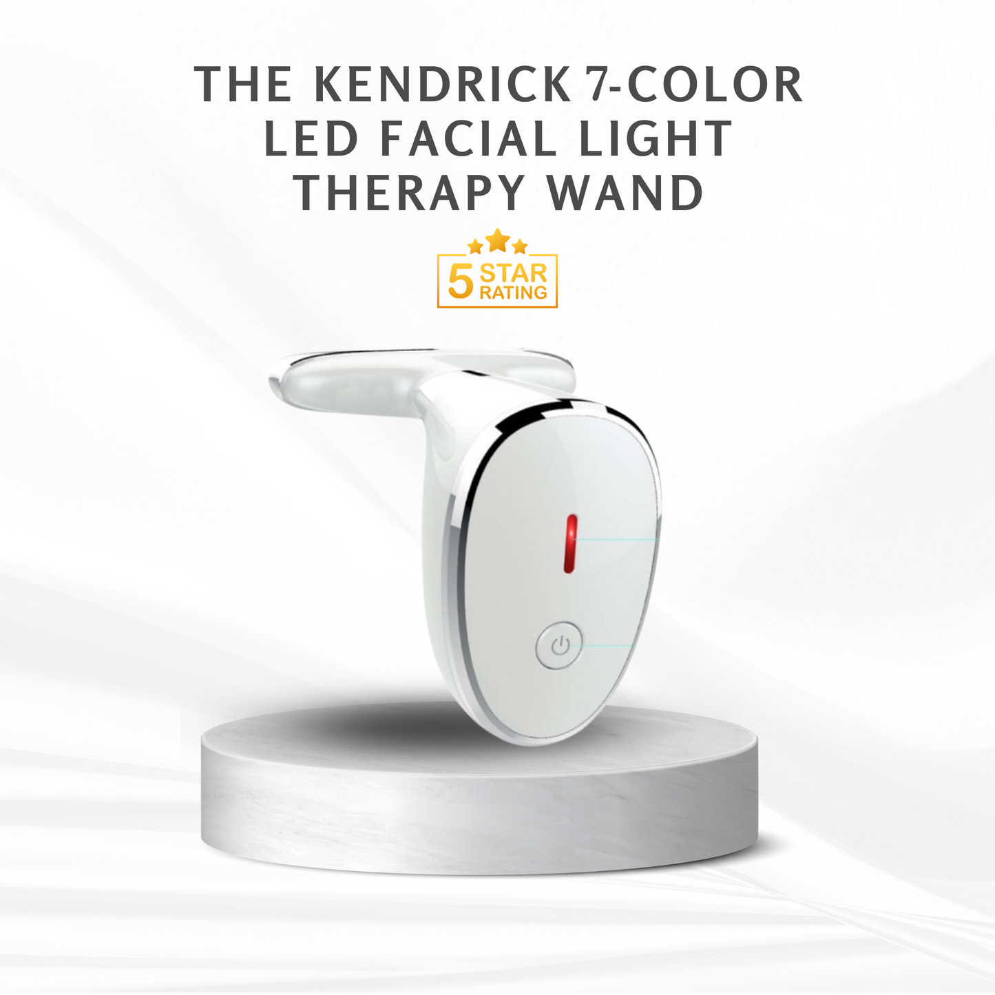 Kendra 7-Color LED Facial Light Therapy Wand
